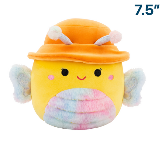 Nixie Yellow Butterfly Bucket Hat Mother's Day 2025 ~ 7.5" Squishmallow Plush