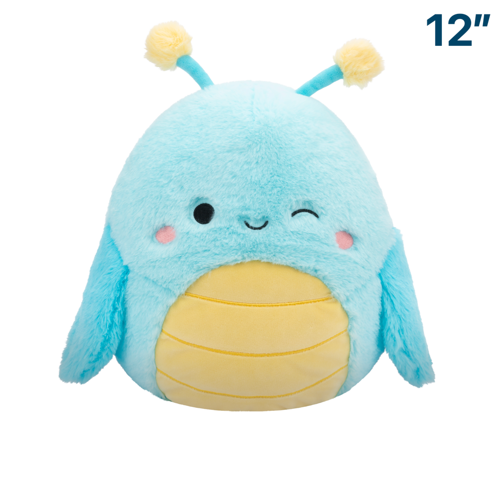 Giles the Blue Grasshopper FuzzAMallows ~ 12" Squishmallow Plush