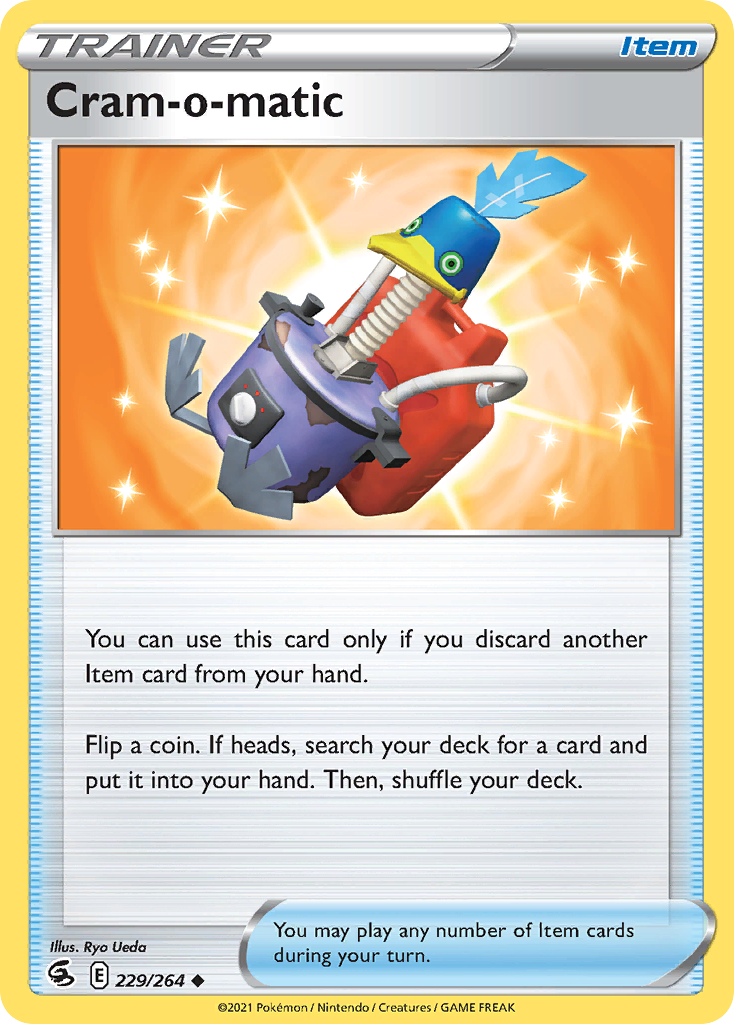 Cram-o-matic 229/264 Uncommon | Fusion Strike | Pokemon Card