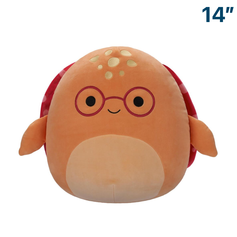 Caine the Orange Sea Turtle ~ 14" Wave 18 Squishmallow Plush