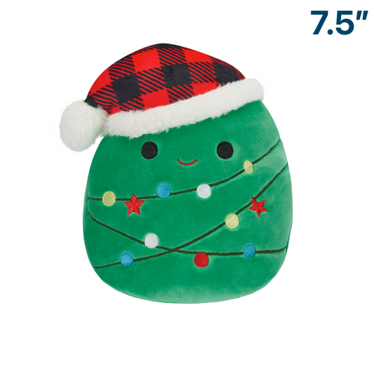 Andy the Christmas Tree Hat Holiday ~ 7.5" Squishmallow Plush