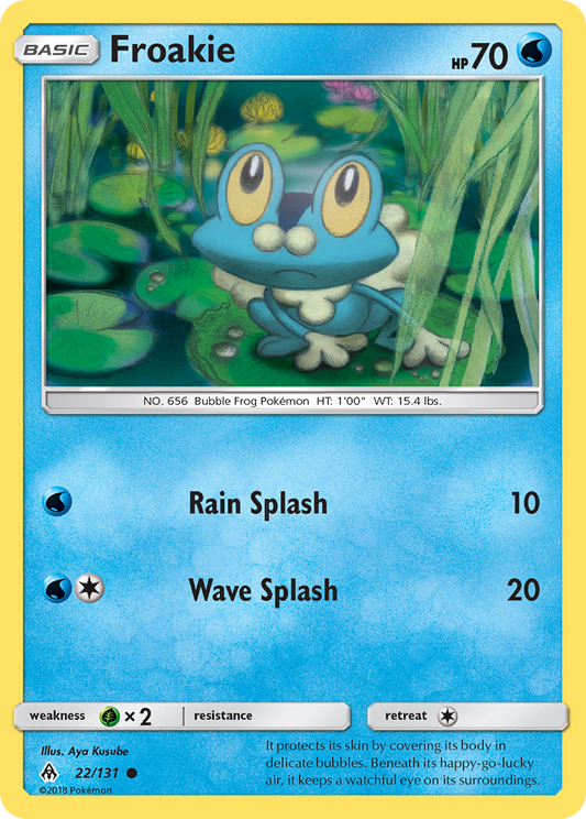 Froakie 22/131 Common | Forbidden Light | Pokemon Card