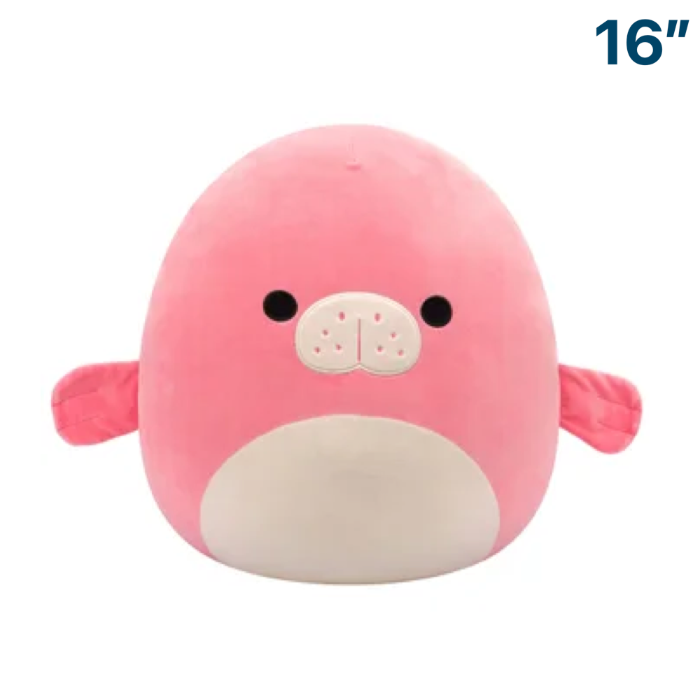 Morlai the Pink Manatee ~ 16" Squishmallow Plush