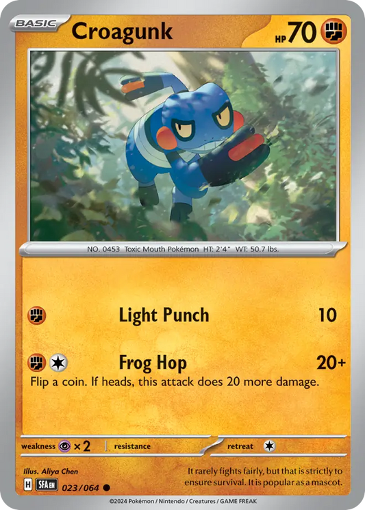 Croagunk 23/64 Common | Shrouded Fable | Pokemon Card