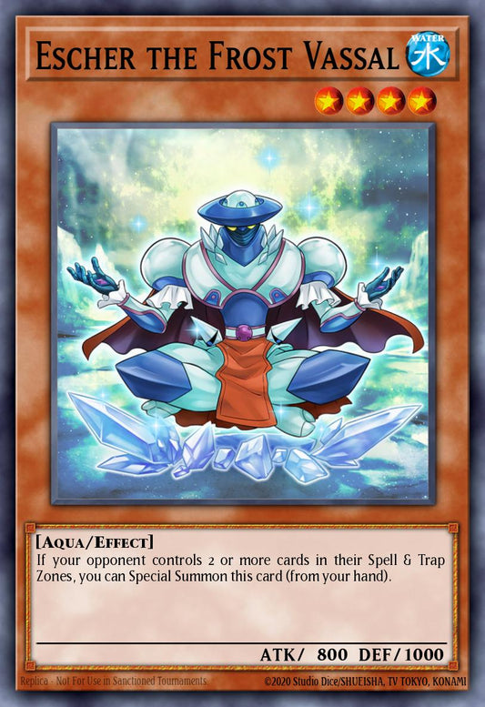 Escher the Frost Vassal - CORE-EN091 Rare | Yu-Gi-Oh! Card