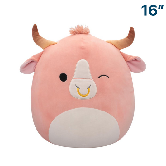 Howland the Orange Longhorn Cow ~ 16" Wave 18 A Squishmallow Plush