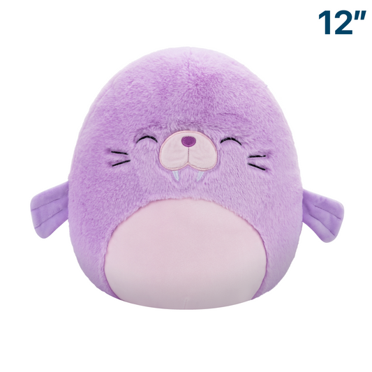 Winnie the Purple Walrus FuzzAMallows ~ 12" Squishmallow Plush