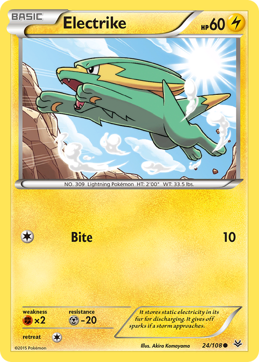 Electrike 24/108 Common | Roaring Skies | Pokemon Card