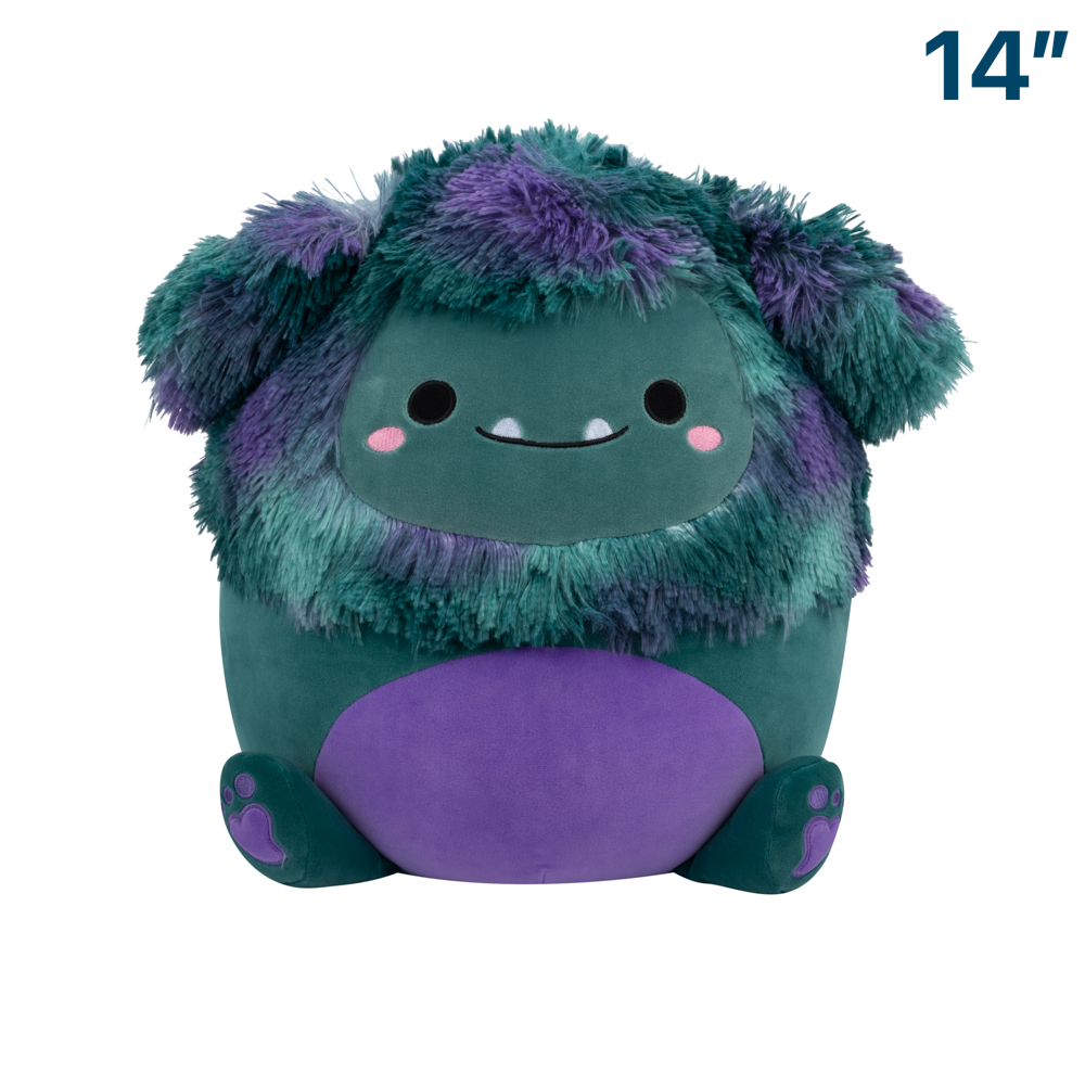 JT the Dark Teal Bigfoot ~ 14" Squishmallow Plush