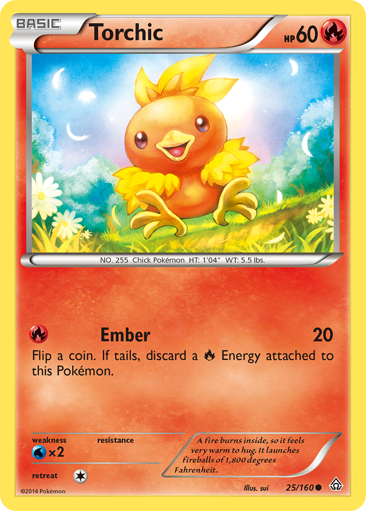 Torchic 25/160 Common | Primal Clash | Pokemon Card