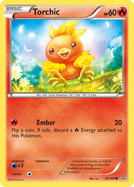 Torchic 25/160 Common | Primal Clash | Pokemon Card