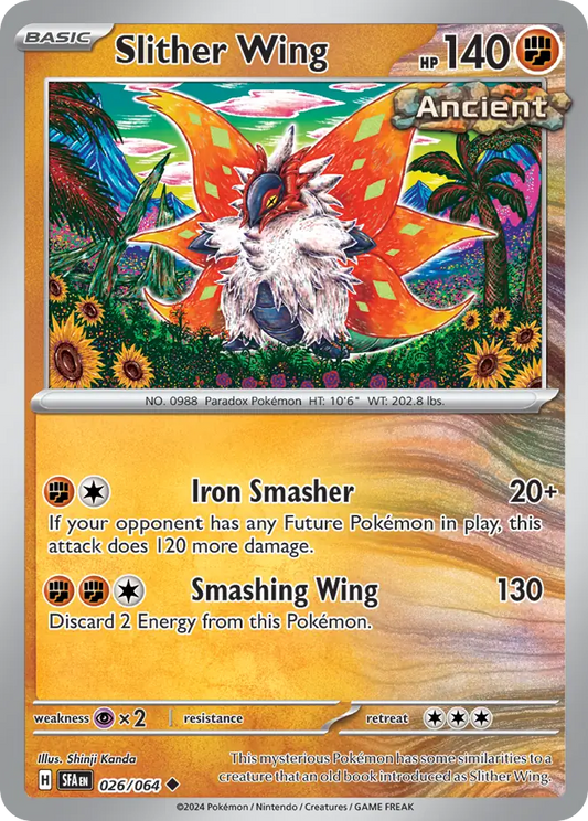 Slither Wing 26/64 Uncommon | Shrouded Fable | Pokemon Card