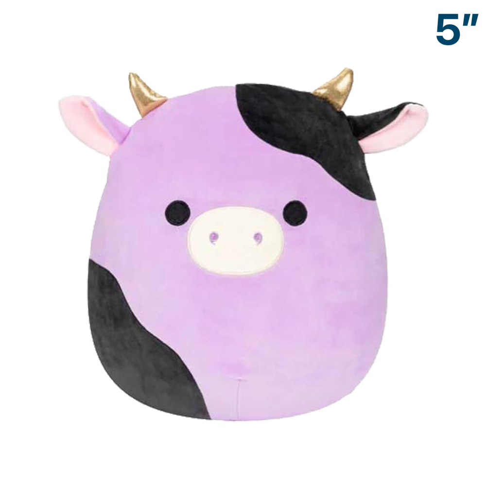 Alexie the Purple Black Cow ~ 5" Squishmallow Plush