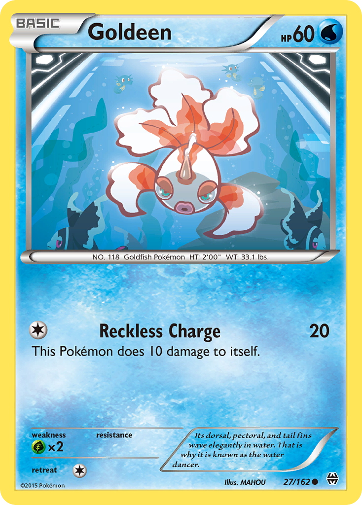 Goldeen 27/162 Common | BREAKthrough | Pokemon Card