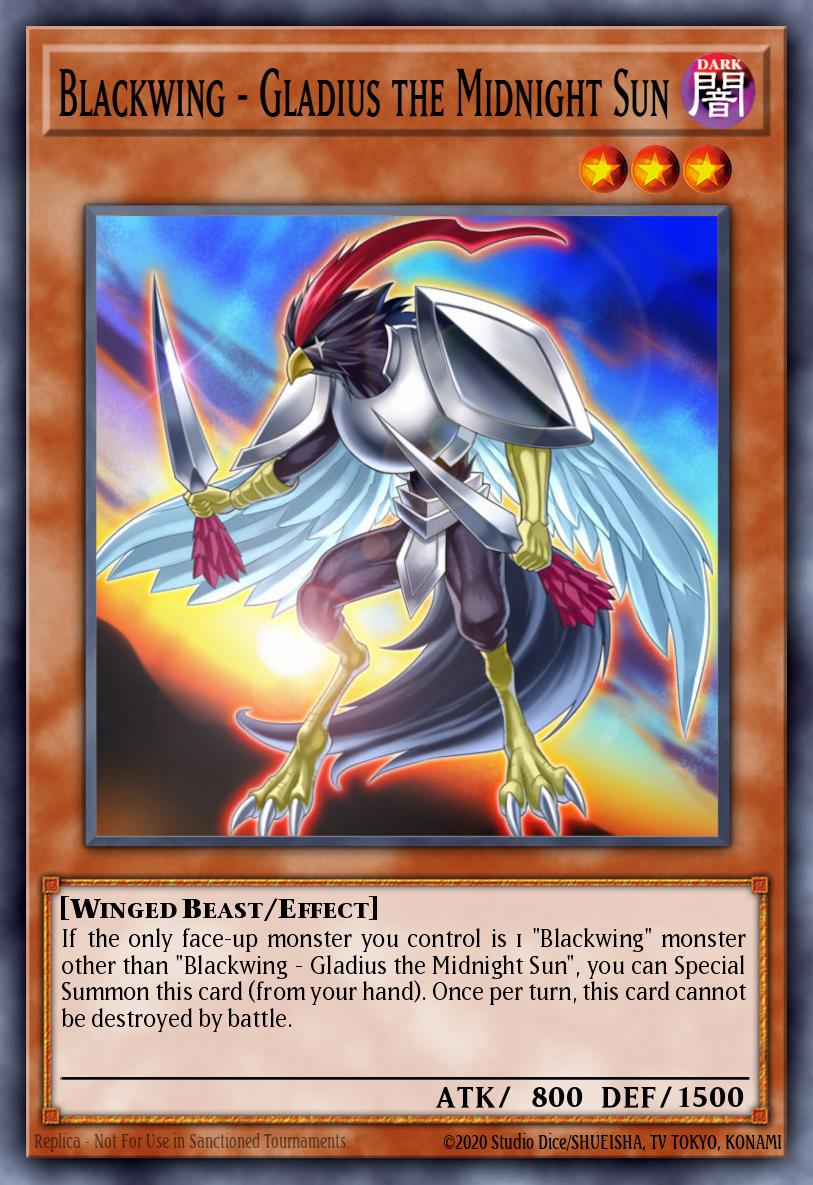 Blackwing  Gladius the Midnight Sun - CBLZ-EN095 Rare | Yu-Gi-Oh! Card