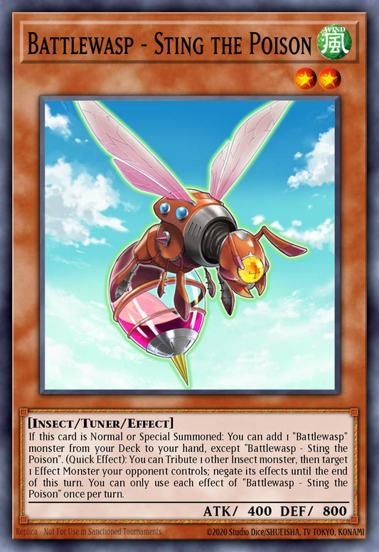 Battlewasp  Sting the Poison - BLHR-EN033 Ultra Rare | Yu-Gi-Oh! Card