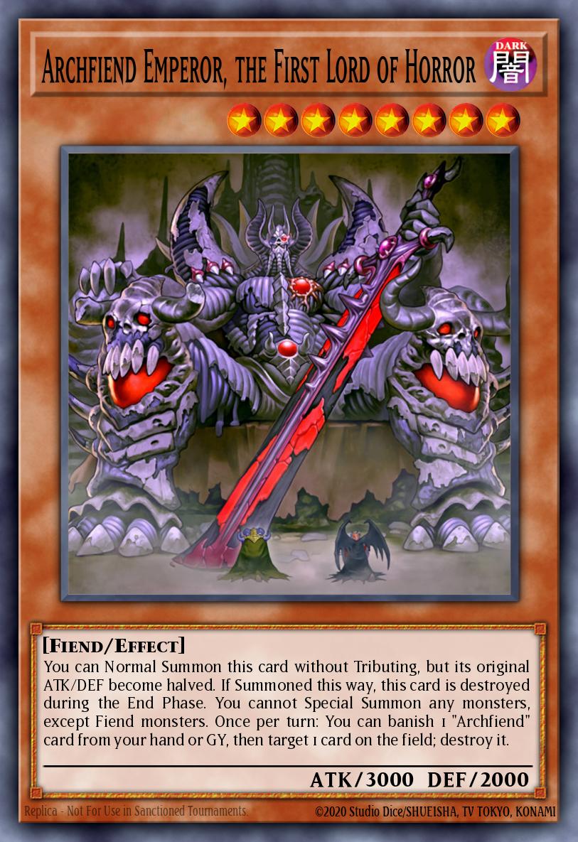 Archfiend Emperor, the First Lord of Horror - MP14-EN084 Rare | Yu-Gi-Oh! Card