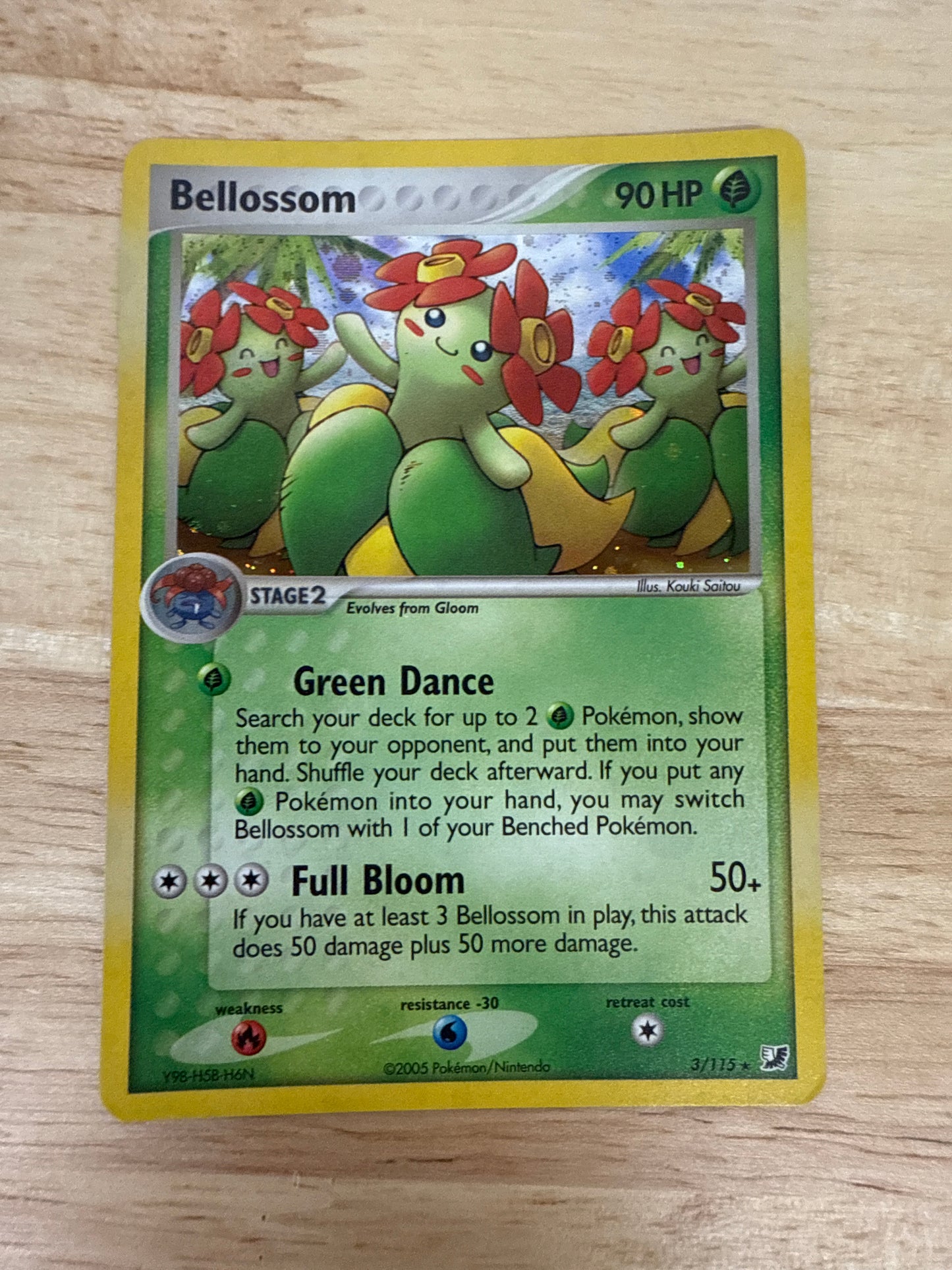 Bellossom 3/115 Rare Holo | Unseen Forces | Pokemon Card