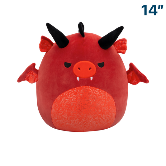 Salami the Red Dragon ~ 14" Squishmallow Plush