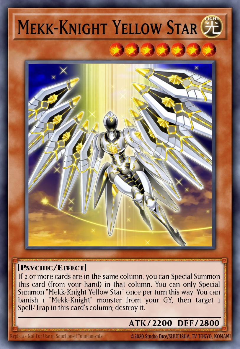 MekkKnight Yellow Star - MAZE-EN044 Rare | Yu-Gi-Oh! Card