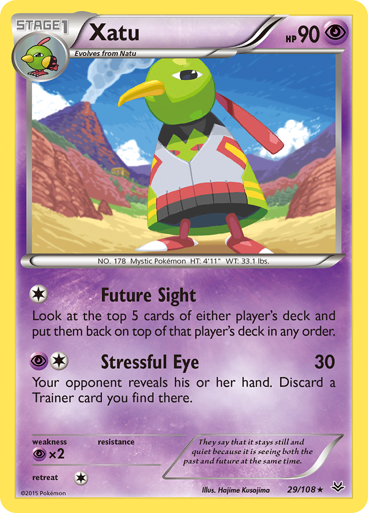 Xatu 29/108 Rare | Roaring Skies | Pokemon Card