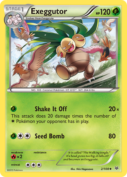 Exeggutor 2/108 Uncommon | Roaring Skies | Pokemon Card