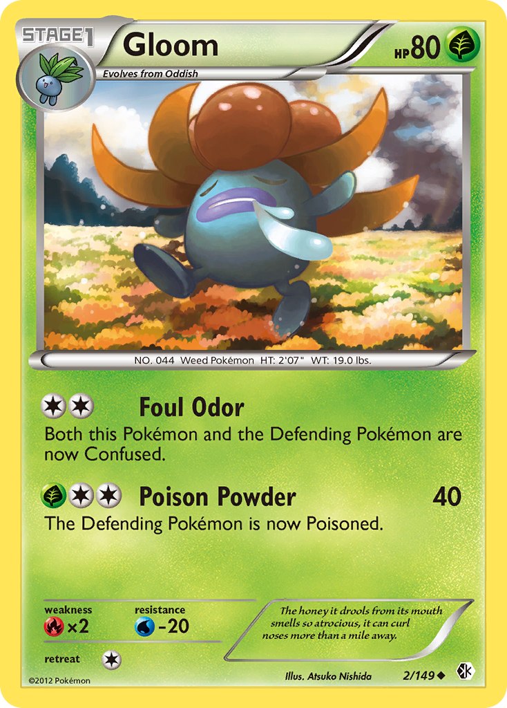 Gloom 2/149 Uncommon | Boundaries Crossed | Pokemon Card