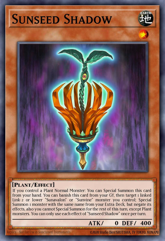 Sunseed Shadow - GFTP-EN016 Ultra Rare | Yu-Gi-Oh! Card