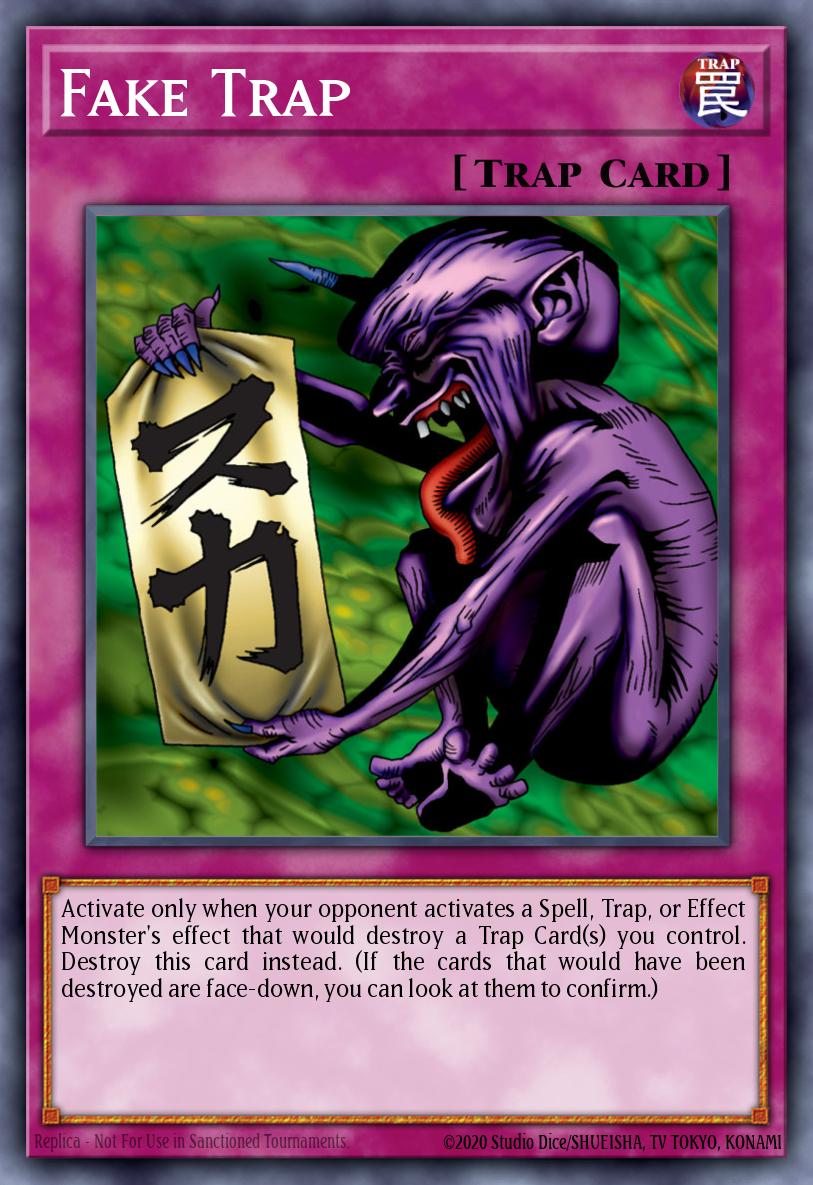 Fake Trap - MRD-056 Rare POOR CONDITION | Yu-Gi-Oh! Card