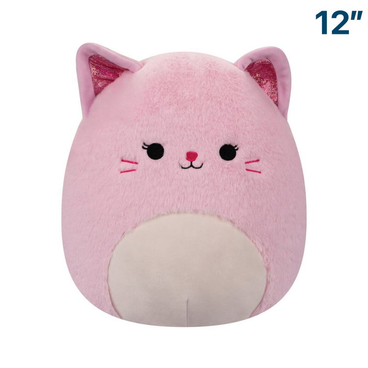 Celenia The Pink Cat ~ 12" FuzzAMallows Squad Wave 16 B Squishmallow P ...