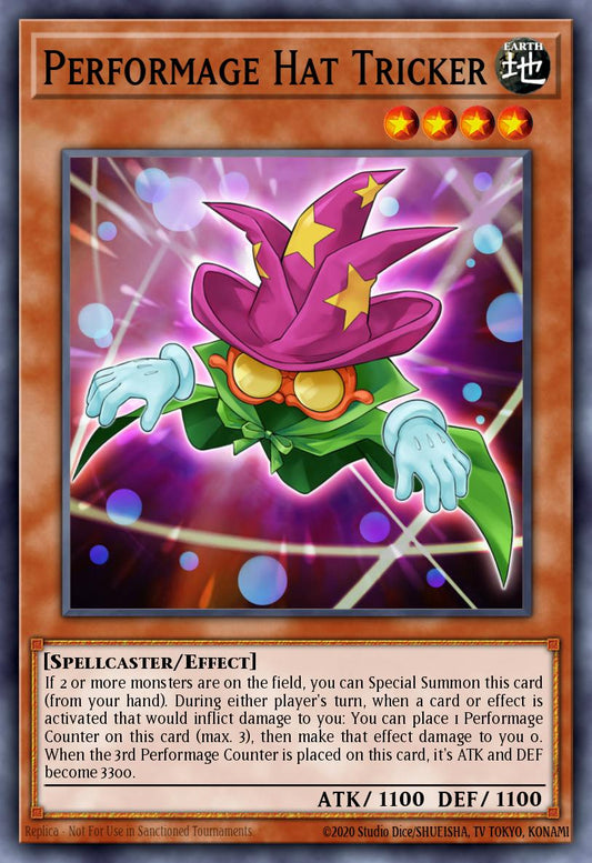 Performage Hat Tricker - GEIM-EN038 Rare | Yu-Gi-Oh! Card