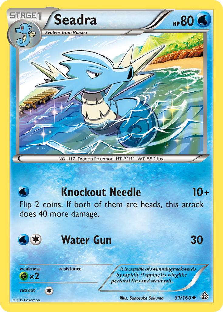 Seadra 31/160 Uncommon | Primal Clash | Pokemon Card