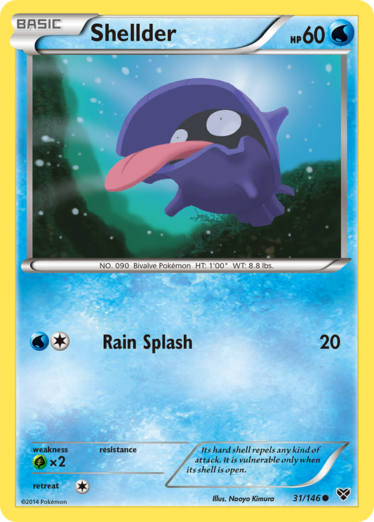 Shellder 31/146 Common | XY | Pokemon Card