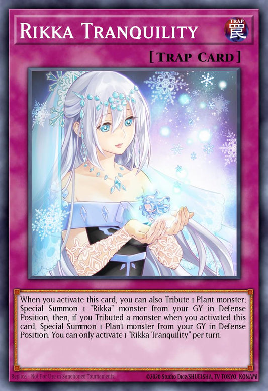 Rikka Tranquility - SESL-EN025 Super Rare | Yu-Gi-Oh! Card