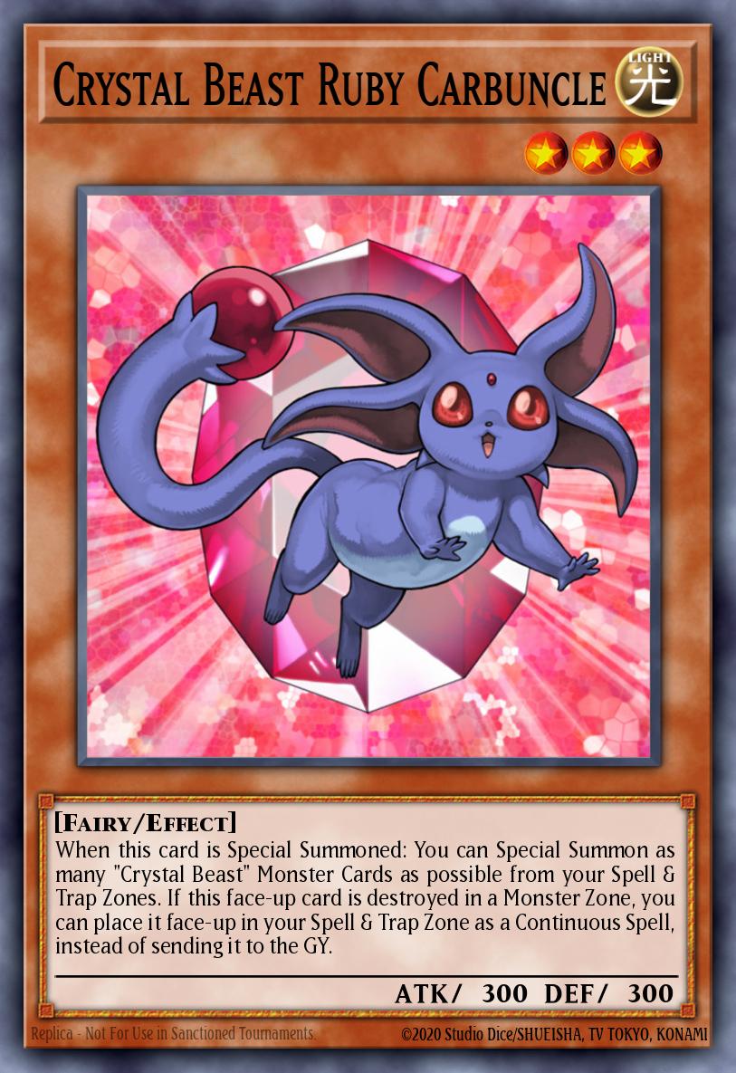 Crystal Beast Ruby Carbuncle - BLCR-EN047 Ultra Rare | Yu-Gi-Oh! Card