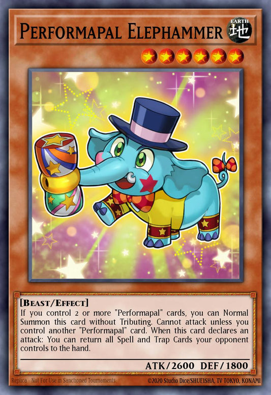 Performapal Elephammer - CROS-EN002 Rare | Yu-Gi-Oh! Card