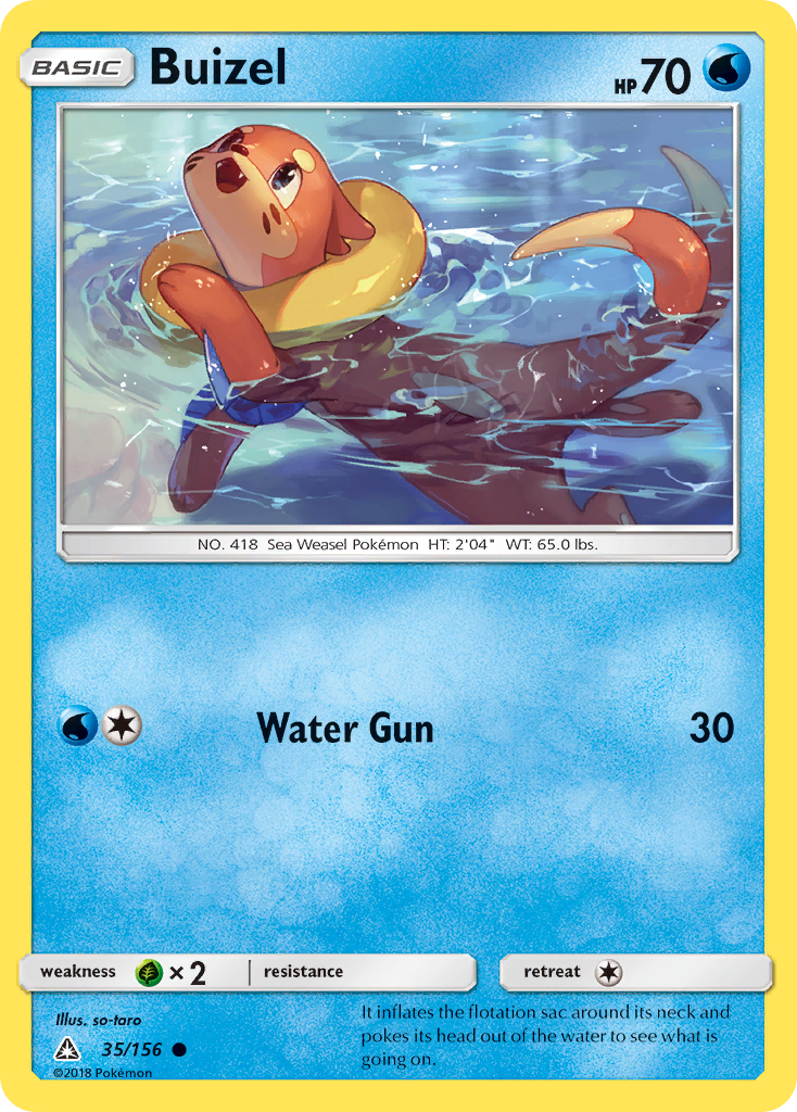 Buizel 35/156 Common | Ultra Prism | Pokemon Card