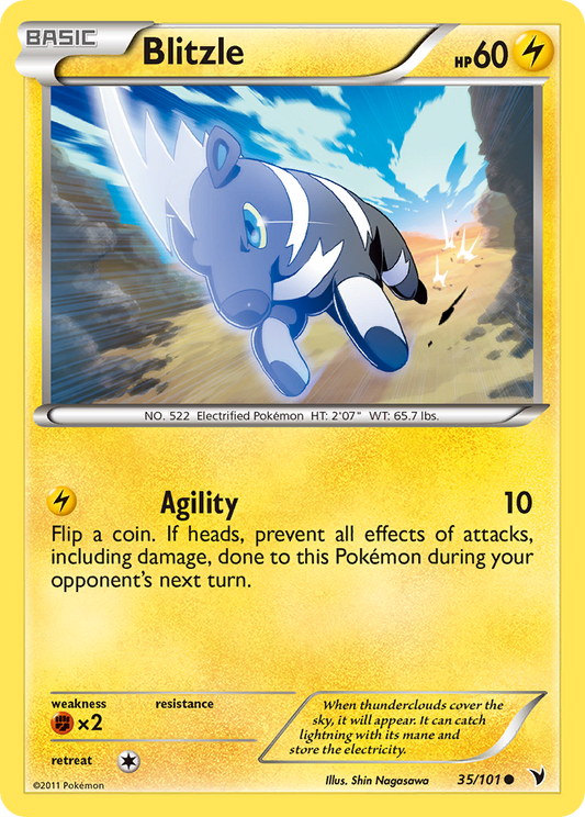 Blitzle 35/101 Common | Noble Victories | Pokemon Card