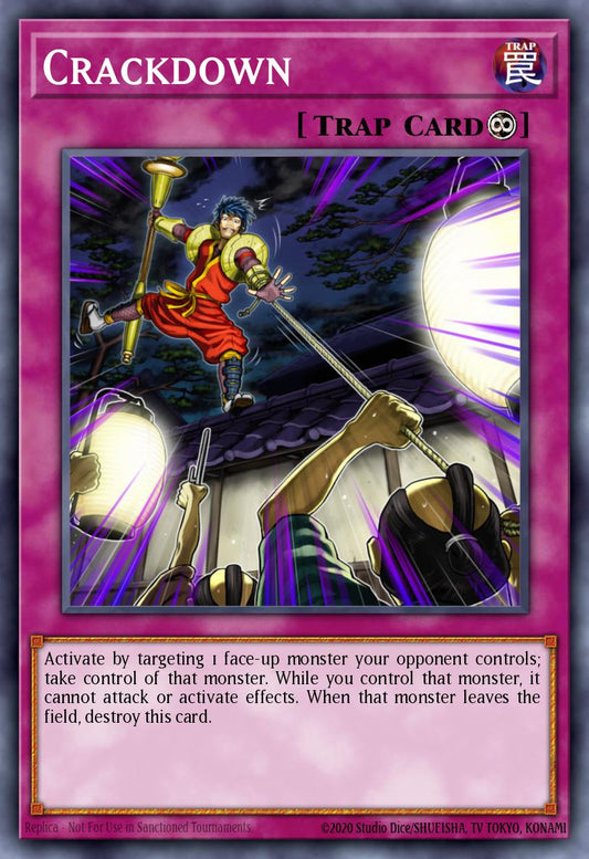 Crackdown - DANE-EN078 Super Rare | Yu-Gi-Oh! Card