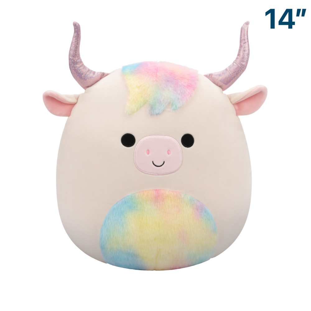 Dagnus the Tan Highland Cow ~ 14" Squishmallow Plush