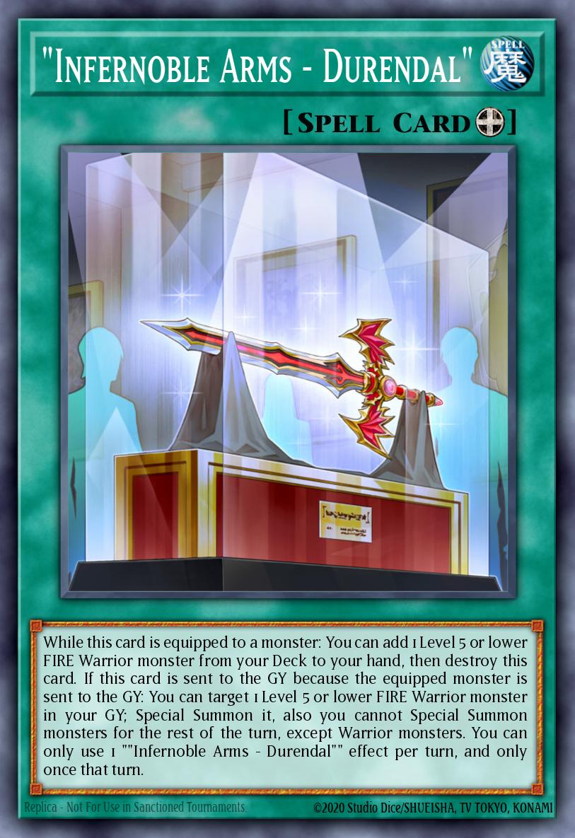 "Infernoble Arms  Durendal" - AMDE-EN042 Rare | Yu-Gi-Oh! Card