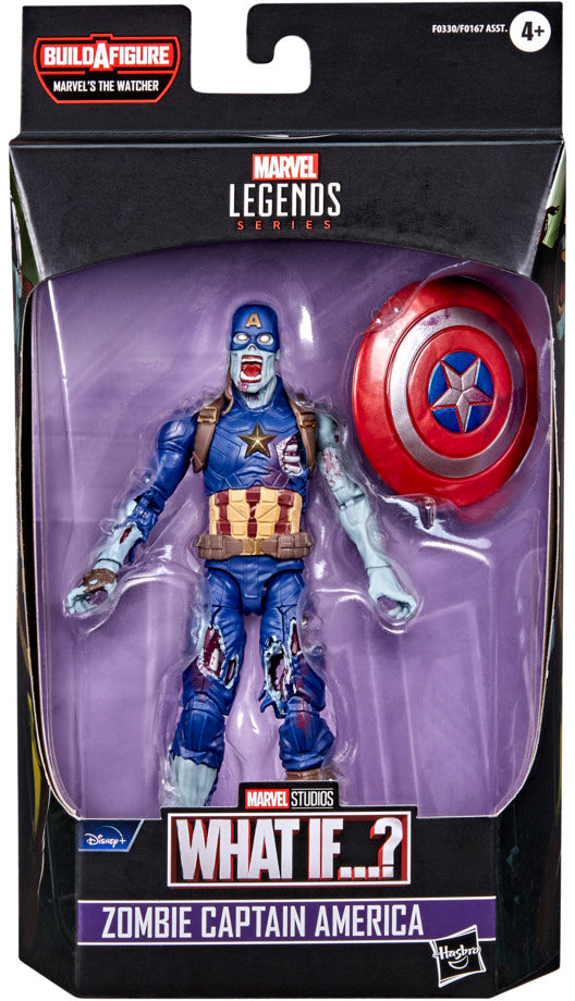 Zombie Captain America | Marvel 6” Legends | Hasbro Action Figure