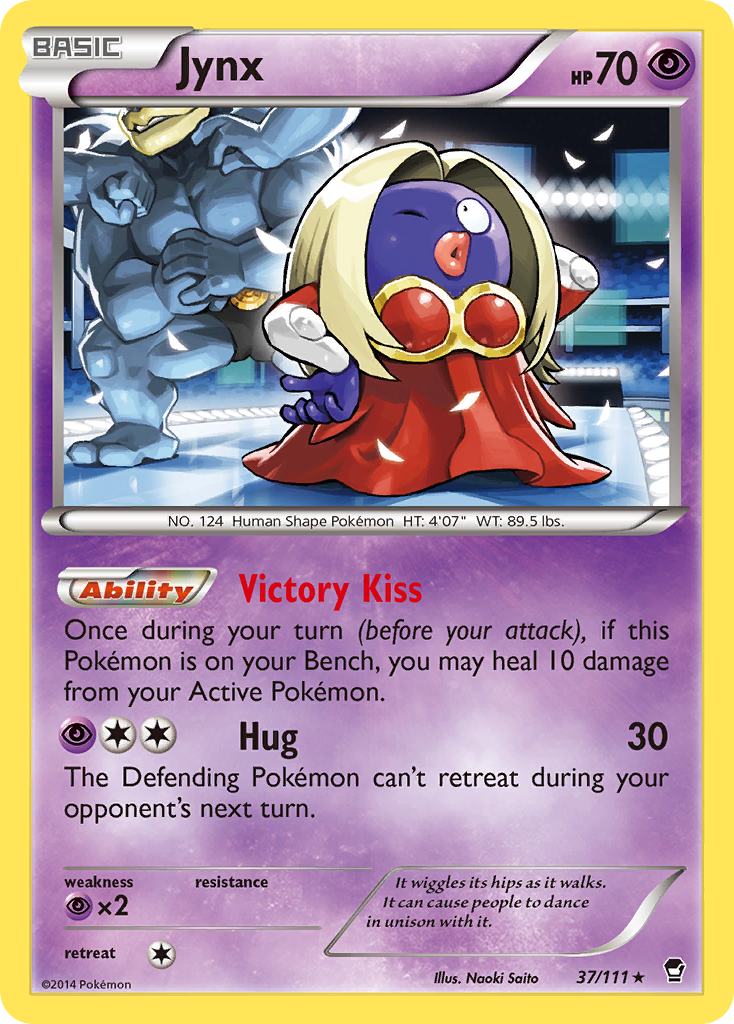 Jynx 37/111 Rare | Furious Fists | Pokemon Card