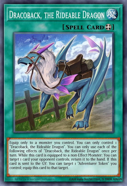 Dracoback, the Rideable Dragon - MAMA-EN091 Ultra Rare | Yu-Gi-Oh! Card