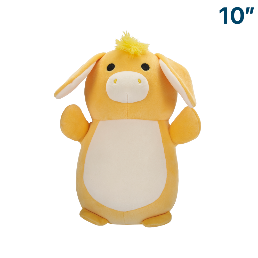 Gavyn the Yellow Donkey ~ 10" Hugmees Squishmallow Plush