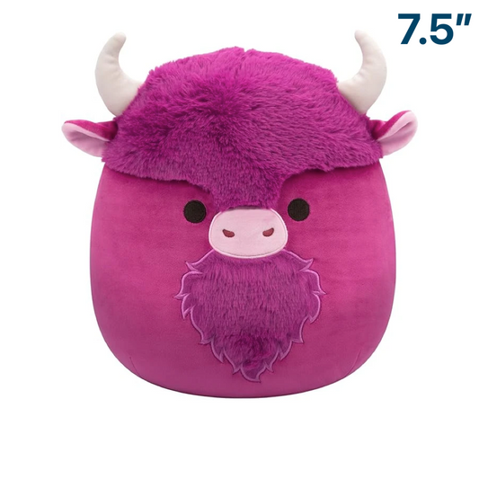 Dave the Magenta Bison ~ 7.5" Squishmallow Plush