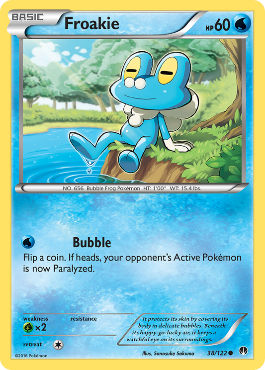 Froakie 38/122 Common | BREAKpoint | Pokemon Card