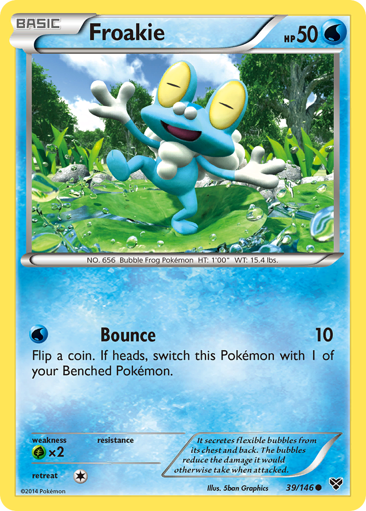 Froakie 39/146 Common | XY | Pokemon Card