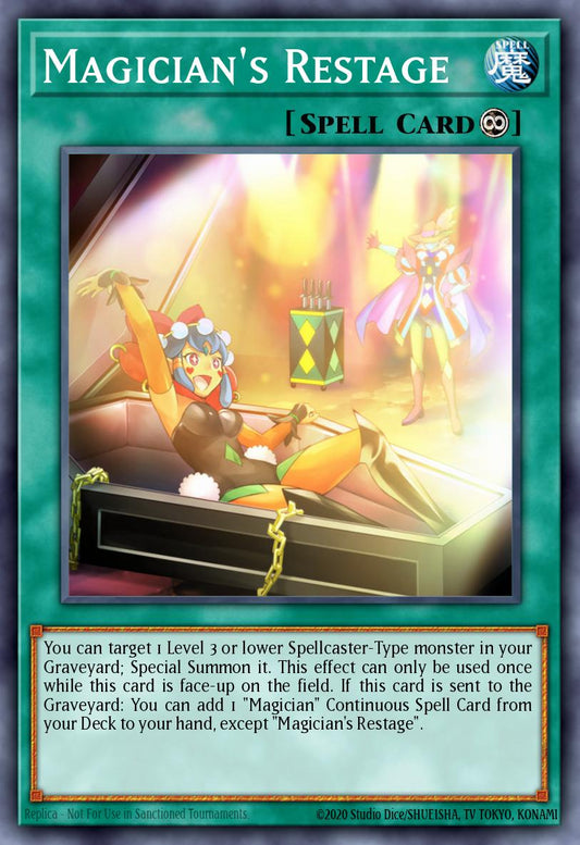 Magician's Restage - MAMA-EN086 Ultra Rare | Yu-Gi-Oh! Card