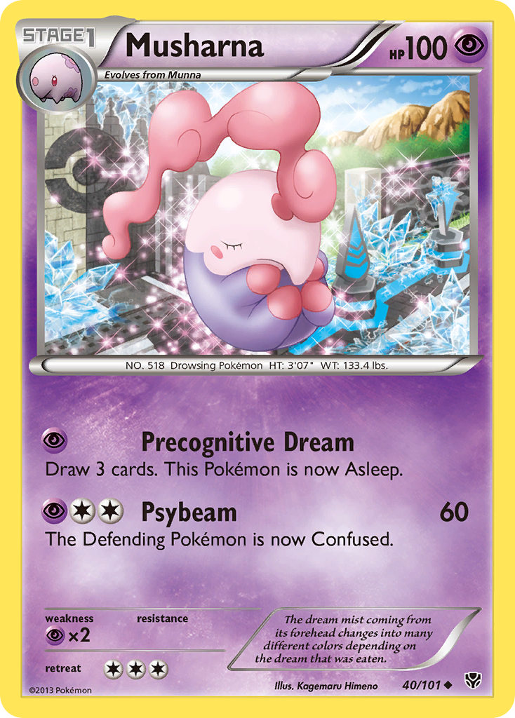 Musharna 40/101 Uncommon | Plasma Blast | Pokemon Card